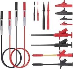 Electronic Test lead kit,WGGE WG-017 Multimeter test lead set, Automotive Electronic Connectors Cables Hand Tool Tester