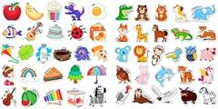JoyCat Fridge Magnets for Toddlers & Kids – 26 Cute A-Z Objects, 26 Cute A-Z Animals Fridge Magnets, Large Magnetic Refrigerator Toys