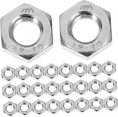 180pcs Hex Nuts Stainless Steel High Strength Fastening Hardware for Electronic Products Wear-Resistant Machinery Screws Nuts Kit