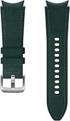 Samsung Electronics Hybrid Leather Silicone Watch Band Strap Small/Medium, for Galaxy Watch 4 and Galaxy Watch 4 Classic (US Version),Green,ET-SHR88SGEGUJ