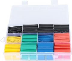 Hilitand 530Pcs Heat Shrinkable Tubing, Insulation Protection Set, Bendable After Shrinkage, for Electronic, Circuit Repair