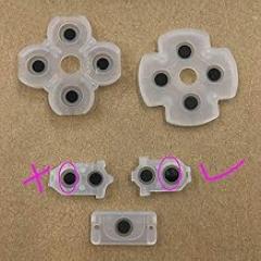 Conductive Pad Silicone Rubber Pads for Dualshock 4 JDS 030 JDS-030 D Pad Buttons for PlayStation 4 PS4 Controller