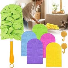 360°Electrostatic Duster Refills, Reusable Refill Compitable with Duster - Washable Heavy Duty Refills 360 for Handle & Super Extender Handle, 4 Pack