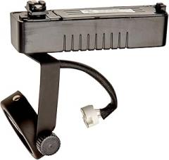 Jesco Lighting LLV13250BK Mini Deco Series Low Voltage Track Head for L 2-Wire Single Circuit Track System, Black