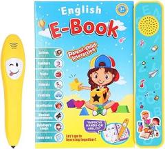 Electronic Learning Talking Book Interactive Children Sound Book for Vocabulary Speech Learning Engagement Kids English
