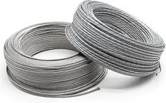 K Shielded Braided Cable Thermocouple Wire Shield Fiber Braid Insulated High Temperature Sensor Compensation Cable(Ordinary,K2x0.5mm-1 Meter)