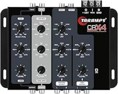 Taramps Crx4 Electronic 4 Way Crossover Rca Channels 8 Volts Rms Car Audio Processor Stereo Equalizer Great for Low/High with Bass Boost, Compact Size