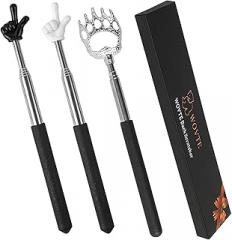 WOVTE 3PCS Telescopic Pointer Finger Stick and Back Scratcher Kit, Extendable Mini Hand Pointer Stick for Classroom Essentials, Teacher Must Haves Supplies for Classroom, Teacher Appreciation Gifts