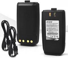 (2-Pack) 7.2V 3000mAh Li-Po Battery Replacement for TYT TH-UV8000D TH-UV8000E TC-8000 TC-8000V High-Capacity Rechargeable Pack for Two-Way Radios