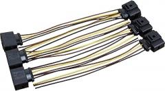 AIP Electronics 6 Set Ignition Coil Assembly Wiring Harness Compatible with 1997-2006 Audi VW OEM Fit WH1015X6