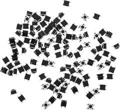 100pcs Momentary Tactile Push Button Switch Set, Micro Circuit Replacement Button for Industrial Controls and Electronic Devices