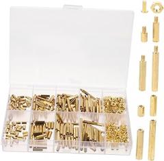1set Hexagonal Copper Standoff Screw Assortment Kit for Motherboard PCB Electronics Specifications Easy to Use Packed Box