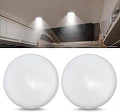 Command Electronics OEM 12V LED RV Low Profile Surface Mount Ceiling Light – Made in USA – 4.5