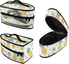 Pineapple Iron Bag for Travel Portable Iron Bag Lightweight Iron Organizer Pouch Electronic Accessories Carry Case Portable Waterproof Storage Bag Fits Traveling Outing