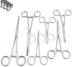 DDP ULTIMATE HEMOSTAT SET, 6 PIECE IDEAL FOR HOBBY TOOLS, ELECTRONICS, FISHING AND TAXIDERMY