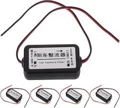 5Pcs Filter Rectifiers Car Capacitor - Voltage Regulator Backup Camera Filter for Easy Installation | 1.97x0.98x0.59in Vehicle Electronics Parts
