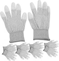 Fingertip Static Gloves Non Slip Protective Gloves for Electronics Assembly Circuit Board Handling and Manufacturing Durable PU Coated for Maximum Grip