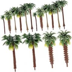 Milisten 30Pcs Miniature Tree Model Set for DIY Scenery Layout Artificial Plant Decoration for Sand Table Micro Landscape