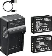 Kastar 2-Pack Battery and AC & USB-C Charger, Compatible with Fujifilm NP-W126 NP-W126S BC-W126 for X-T1 X-T2 X-T3 X-T30 X-E2 X-E3 X-A5 X100F X100V Digital Cameras