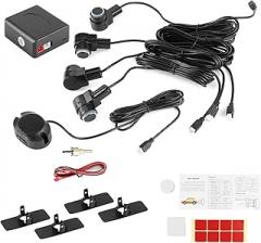 Reversing Alarm Kit Simple Installation Intelligent Parking Assistance System 4 Sensor Probe Car Auto Reverse Save Time and Effort ABSAs Picture