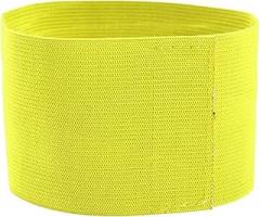 Captain Armband, Adjustable Player Bands Adults Football Arm Bands Outdoor Team Sports Groups Soccer Uniform Accessory (Yellow)