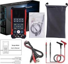 Digital Oscilloscope Multimeter Signal Generator 200Mps High Speed Sampling 80MHz Bandwidth 6000 Count TRMS with Waveform Retention for Electronics Testing (ET829)