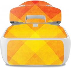 MightySkins Skin Compatible with DJI Goggles – Orange Texture | Protective, Durable, and Unique Vinyl Decal wrap Cover | Easy to Apply, Remove, and Change Styles | Made in The USA