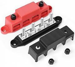 Bus Bar 12v Power Distribution Block 250A Bus Bar with 4 x 5/16