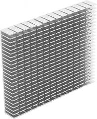 MAVIS LAVEN Aluminum Heat Sink Cooler, Efficient Cooling Module for CPU and Power Amplifier, 150x120x20mm Design for Electronics and 3D Printers (White)