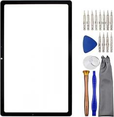 Sunways Glass Outer Screen Replacement for Samsung Galaxy Tab S7 SM-T875 SM-T870 SM-T876 Black
