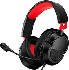 Gaming Headset for PC、PS5、PS4、Xbox Series X、Xbox Series S/One、Tablet. 207g Headset with Clear Mic for Work 𝟐𝟎𝟐𝟔 𝐔𝐩𝐠𝐫𝐚𝐝𝐞 Gaming Headphones with 3.5mm Splitter、360° Mic.79in Cable.Gamer Gifts