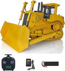 TOUCAN RC HOBBY Metal 1/14 RC Bulldozer Hydraulic DXR2 Remote Control D10T Tracked Dozer Model