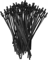 HARFINGTON 40pcs Push Mount Cable Zip Tie 8.3