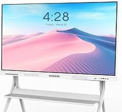 Interactive Smart Board for Classroom, 55” 8+128 GB Electronic Digital Whiteboard Built-in Android OS & Open App Ecosystem - 4K Touchscreen Smartboard for Home Office School Studio Display