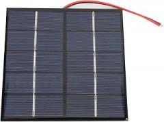 DIY Solar Panel 2PCS 1.2W 5V Small Solar Panel DIY Polysilicon with Electronic Wire for Phone Tablet Camera 100x100mm
