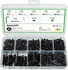 870Pcs M2x6/8/10/12/16/20mm Metric Screw Assortment Kit Assorted Bolts Nuts and Washers Kit Fully Threaded Assortment Kits Hex Socket Head Cap Screws Bolts Nuts Washers Set for Electronics,Machinery
