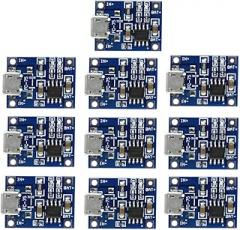 1/5/10PCS TP4056 5V Tenstar Robot 1A Micro Usab 18650 Lithium Batrtrery Charging Board Module+Protection Dual Functions New 2025 High for Reliable Electronic Component, Precision, Stable Performance