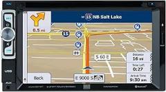 Dual Electronics XNAV267BT 6.2-inch LED Backlit Double DIN Car Stereo with Built-in Navigation | Built-n Bluetooth | Direct USB Control iPhone® Devices | CD & DVD Player