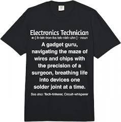 Funny Electronics Technician Gifts Electronics Technician Comfort Colors Adult Heavyweight T-Shirt