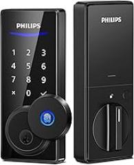 Philips Fingerprint Door Lock, Electronic Deadbolt, Keyless Entry