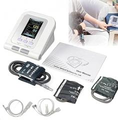 Digital Veterinary Blood Pressure Monitor, Automatic Measurement Electronic Sphygmomanom with 3 Cuffs, Desktop Veterinary Equipment for Dog/cat/Pets Animal Care, LCD Screen