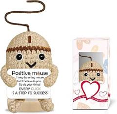 Farewell Going Away Gifts for Coworkers Women Employee Appreciation Gifts Goodbye Leaving New Job Retirement Birthday Inspirational Gag Tech Gifts for Men Co Worker Positive Crochet Office Desk Decor