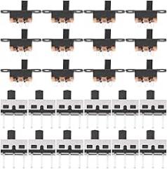 OUNONA 40pcs Switches Pin Vertical Toggle Switches for Low-Power Electronic Projects and Compact Design for DIY and Commercial Use for Tight Spaces