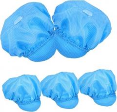 5Pcs Breathable Static Working Hat Lightweight Cap for Electronics Solar Energy and Blue