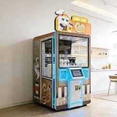 Automatic Coffee Vending Machine - Touch Screen Interface, Durable 304 Build, Auto-Clean Function, Low Maintenance for Commercial Self-Service