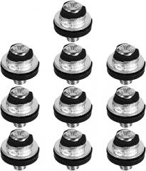 10pcs Mini Computer Hard Drive Screws M3 Φ8×8.7mm Small Repair Screws PC Case for Laptop Back Cover and Electronics Maintenance