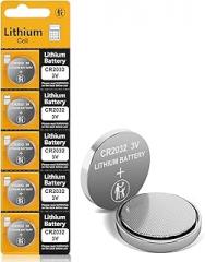 CR2032 Batteries, 5 Pack CR2032 Lithium 3v Coin Battery, 3 Volt Button Cell CR 2032 Battery cr2032 Lithium 3v for Airtag, Key Fob, Car Remote Key