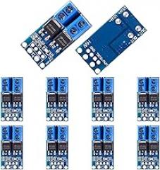 10PCS 400W Dual High-Power MOSFET Trigger Switch Drive Module 0-20KHz PWM Adjustment Electronic Switch Control Board Motor Speed Controller Lamp Brightness Control, DC 5V-36V , 15A (Max 30A)