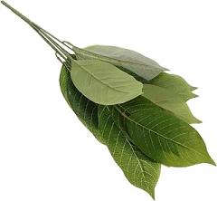 Milisten Artificial Green Plant Faux Green Bush with Seven-Point Magnolia Leaves, Realistic Simulated Greenery Decoration for Indoor Home and Office Use