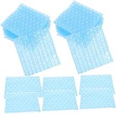 jojofuny 60pcs Double Walled Bags for Secure Shipping and Packaging Heart-shaped Cushioning Pouches Pastel Pink for Jewelry Ornaments and Electronics